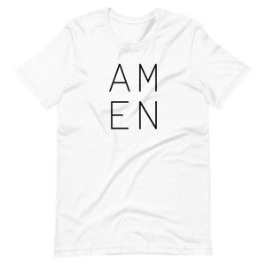 Baptist Training Union AMEN  short sleeve white t-shirt