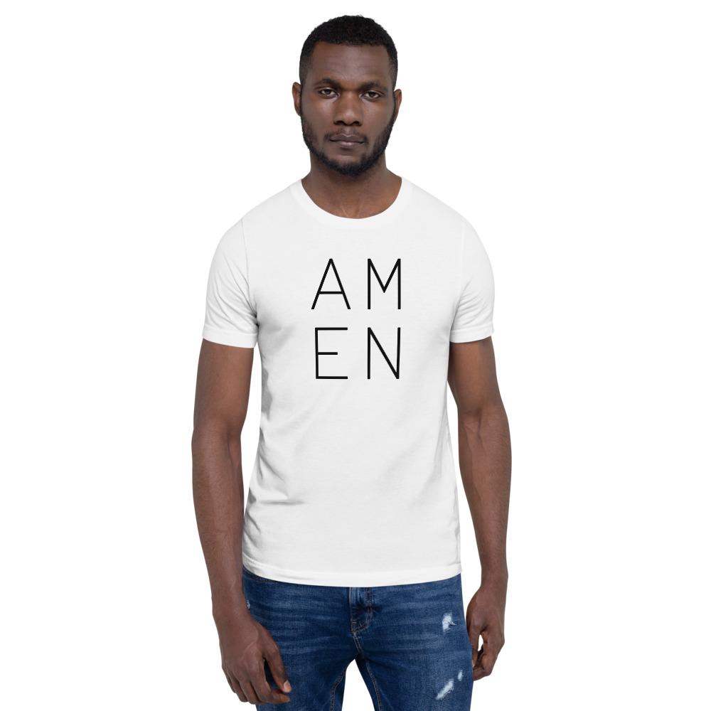Baptist Training Union AMEN short sleeve white t-shirt