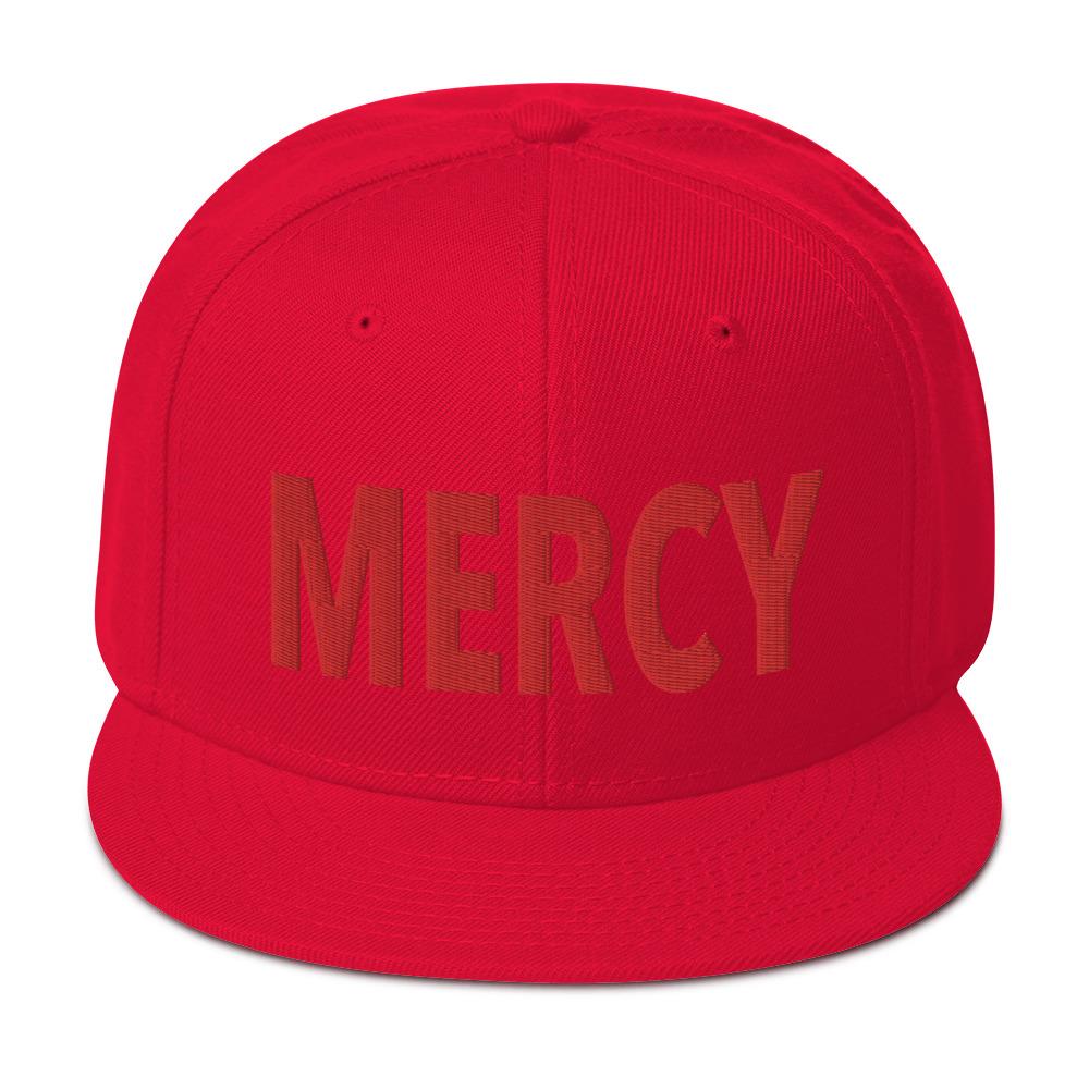 Baptist Training Union Mercy Red Snapback Hat Cap