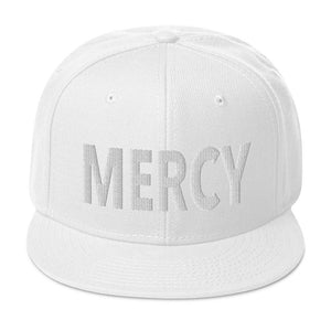 Baptist Training Union Mercy White Snapback Hat Cap